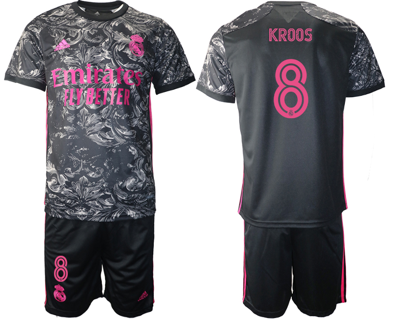 2021 Men Real Madrid away #8 soccer jerseys